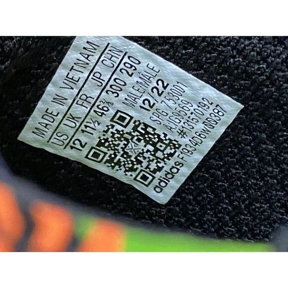 Adidas Men's adizero 12.0 Mismatch Football Cleats IG9569 Black Multi Men’s 12 - Picture 12 of 13